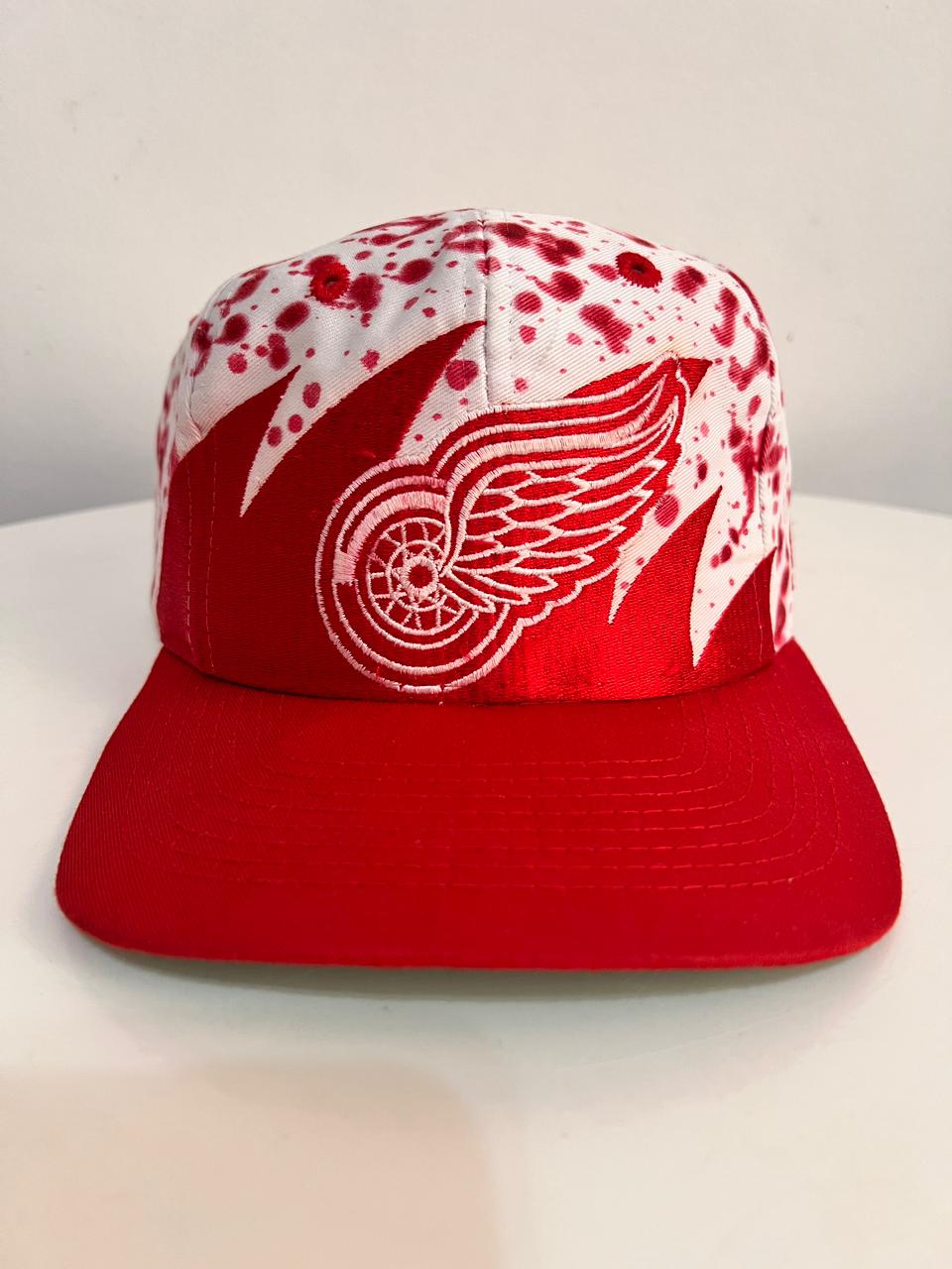 Detroit Red Wings shark tooth snapback hat