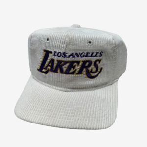 Rare Vintage NBA Los Angeles Lakers Corduroy Script Hat