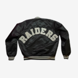 Vintage Raiders Satin Starter Jacket