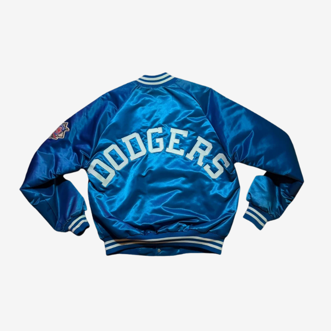 Vintage LA Dodgers Chalk Line Satin Jacket
